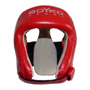 Boyko-sport 11757 Боксерский шлем BOYKO-SPORT №2 КОЖА КРАСНЫЙ фото